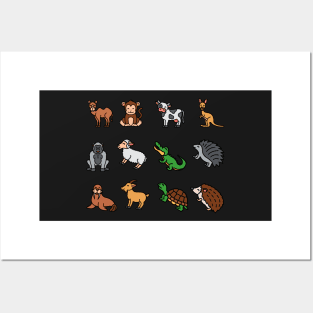 Cute animal zen mode Posters and Art